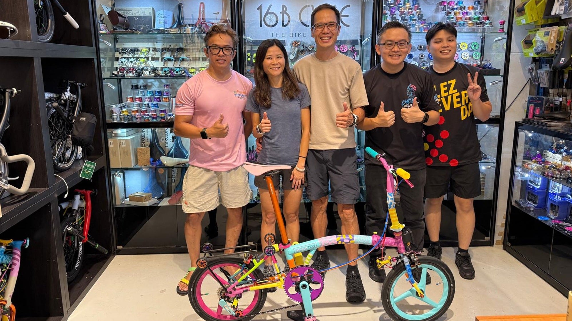 One-of-a-kind masterpiece Brompton from Singapore
