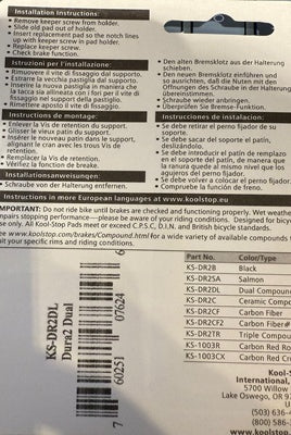 Kool Stop Dura2 Dual Compound Brake Pads - KS-DR2DL