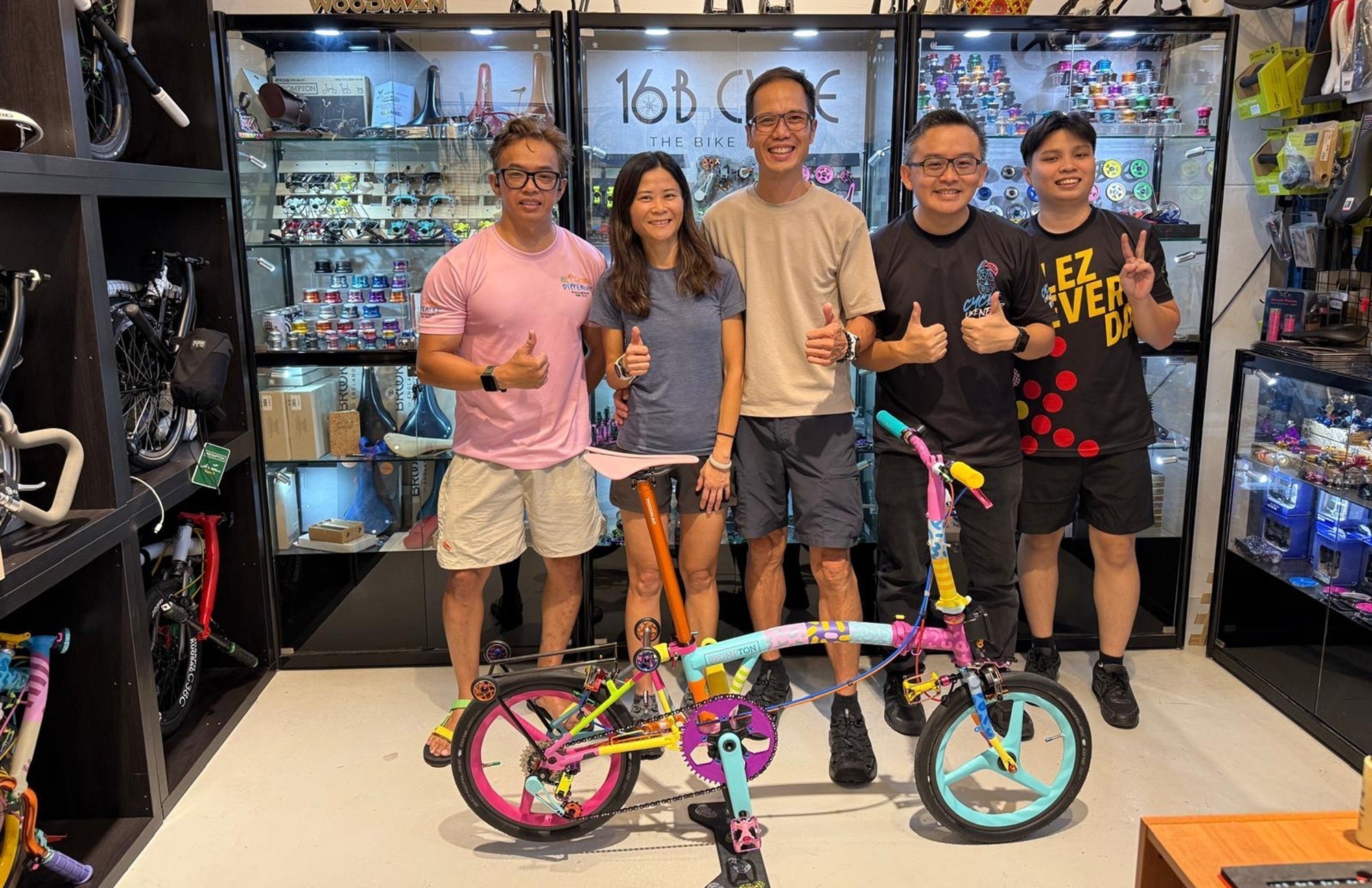 One-of-a-kind masterpiece Brompton from Singapore