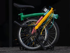 Custom Brompton with rainbow colour